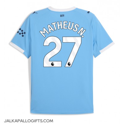 Manchester City Matheus Nunes #27 Kotipaita 2025-26 Lyhythihainen Manchester City Matheus Nunes #27 Kotipaita 2025-26 Lyhythihainen